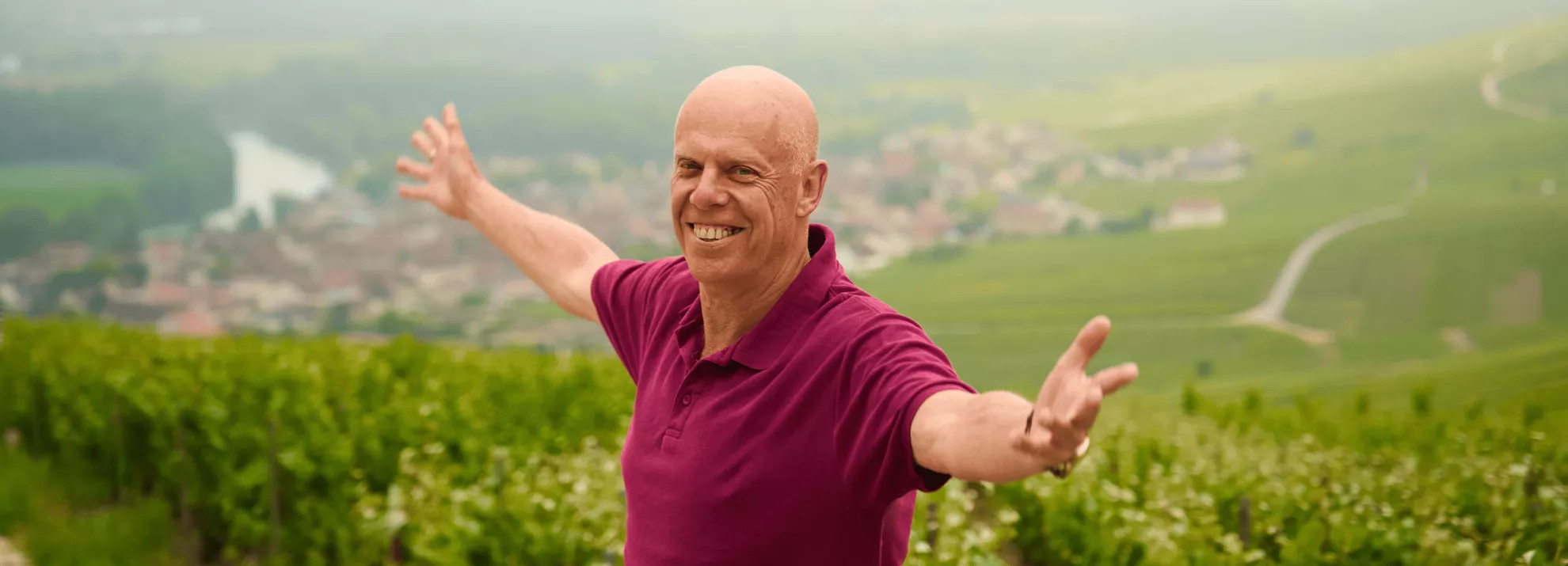 Tour leader showing us the scenary