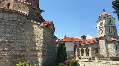 A view of the Monastery of Saint Naum.