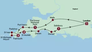 Corners of Cornwall 2025 map