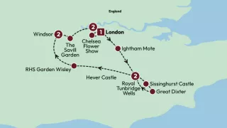 Chelsea Flower Show (Eastbound) 2026 map.