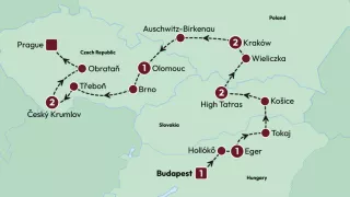Explore Eastern Europe 2025 map