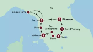 Tuscan Treats 2025 map