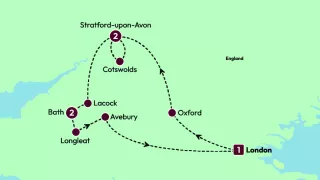 Heart of England 2026 map