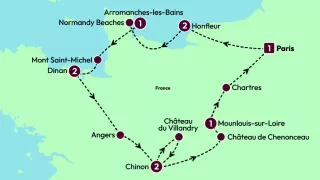 La Belle France 2026 map