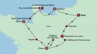 La Belle France 2026 map