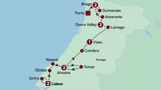 Discover Portugal 2026 map
