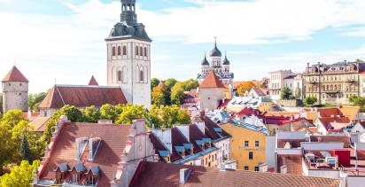 A stunning view of Tallinn's Old Town.