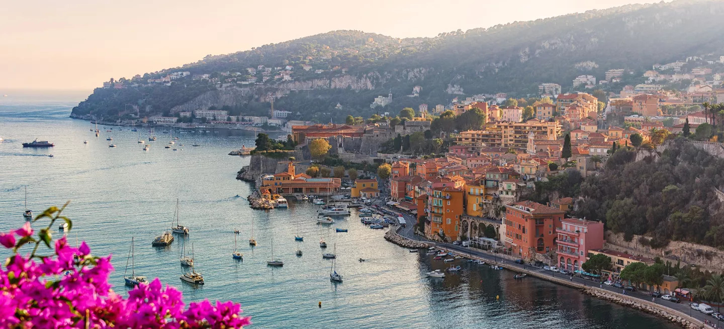 Landscape view of the French Riviera