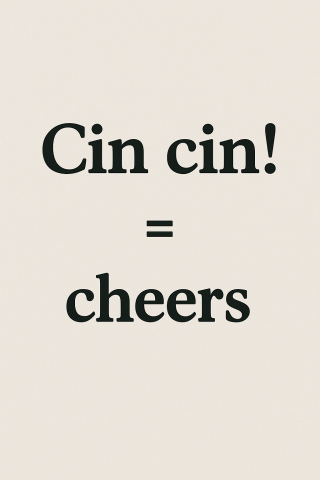 Quote card for Italian phrase