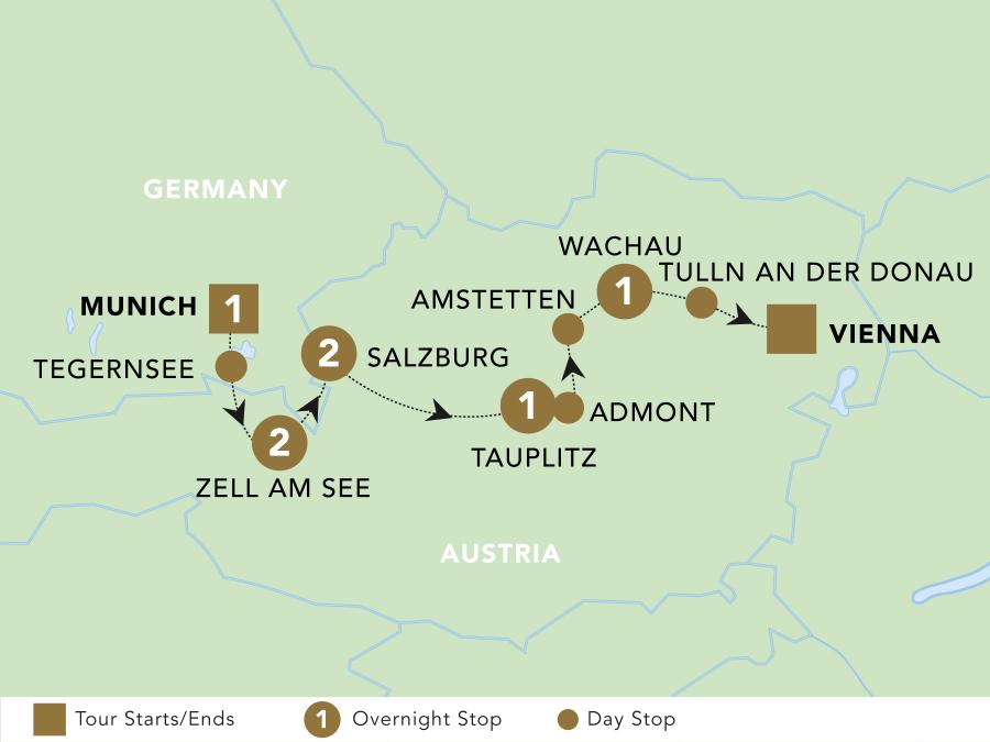 Essence of Austria map 2024