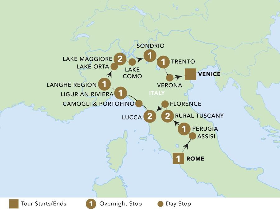 Italian Indulgence map 2024.